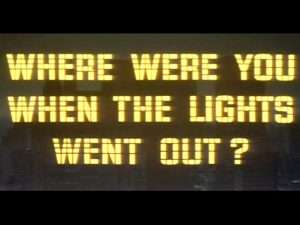 Where Were You When The Lights Went Out dvd