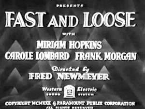 Fast and Loose dvd