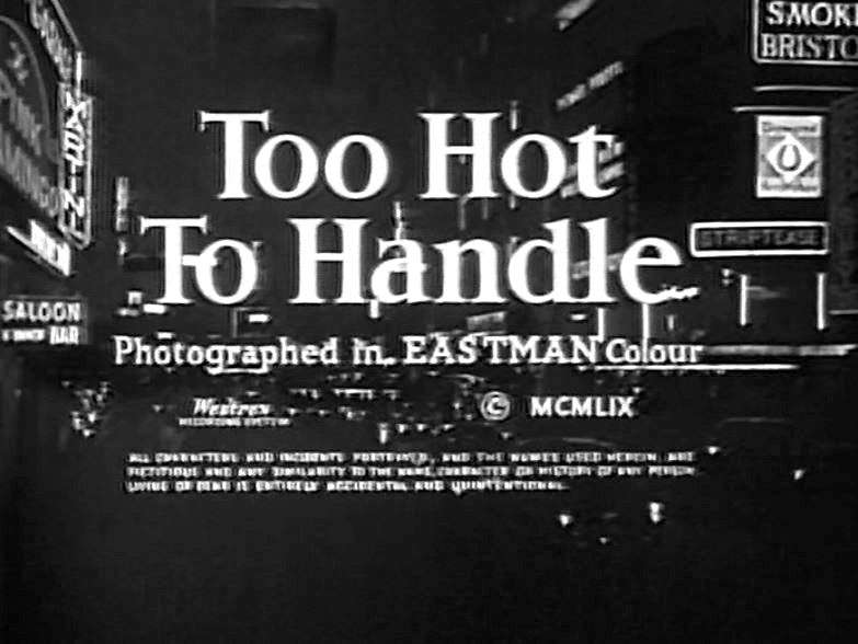 Too Hot To Handle dvd