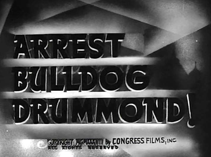 Arrest Bulldog Drummond dvd